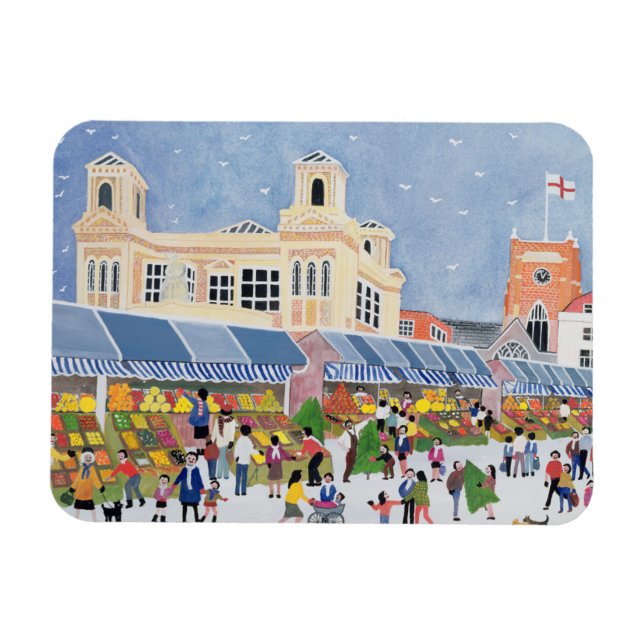 Kingston Market Surrey  2 Magnet (Horizontal)