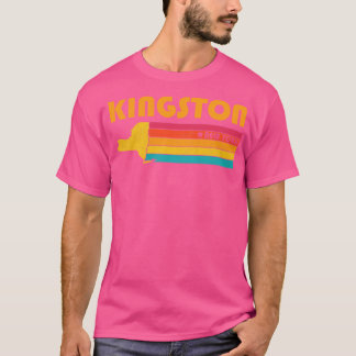 Kingston New York Vintage Distressed Souvenir T-Shirt