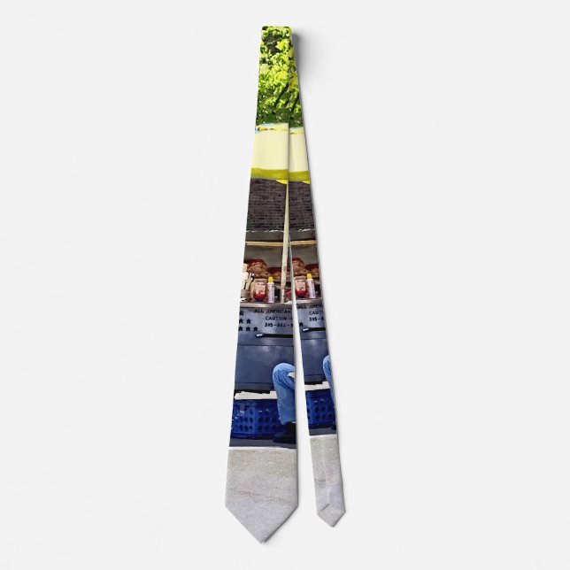 Kingston NY - Hot Dog Cart Tie (Front)