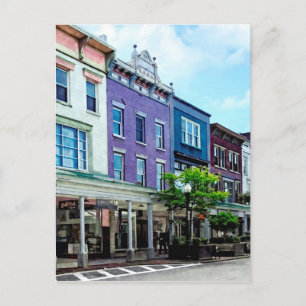 Kingston NY - View of Wall Street Postcard