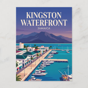 Kingston Waterfront Jamaica Postcard