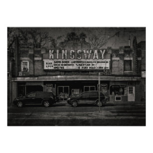 Kingsway Theatre No 2 Old Film Version Photo Print