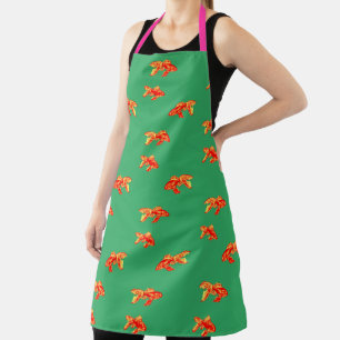 Kingyo Goldfish Red and Yellow Apron