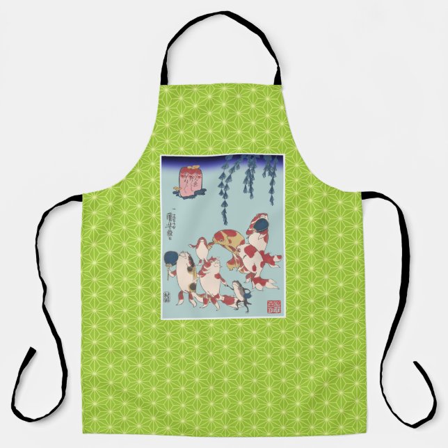 Kingyozukushi Bonbon Apron (Front)