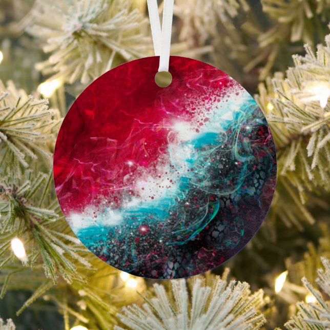 KiniArt Abstract Art Metal Ornament (Insitu)