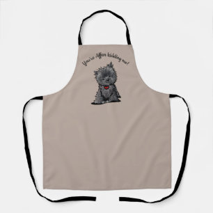 KiniArt Affenpinscher All-Over Print Apron
