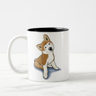 KiniArt Akita Puppy Mug