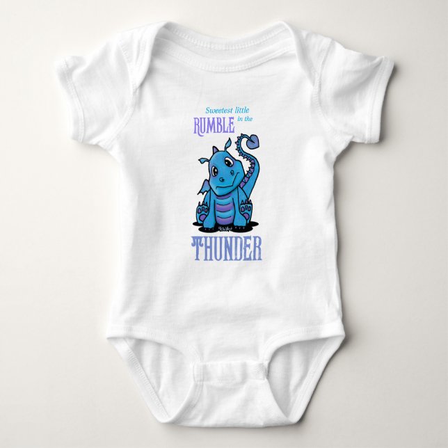 KiniArt Baby Dragon  Bodysuit (Front)