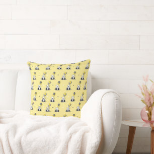 KiniArt Balloon Bears Yellow Cushion