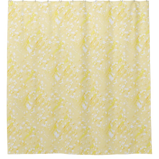 KiniArt Banana Cream Shower Curtain (Front)