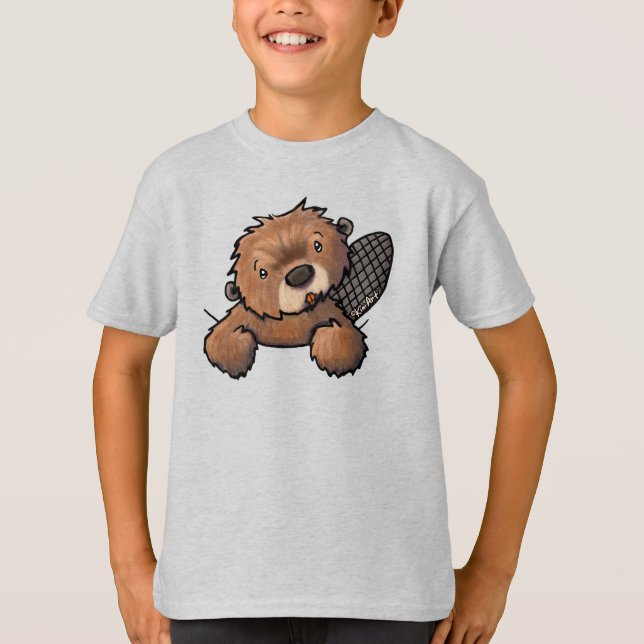 KiniArt Beaver T-Shirt (Front)