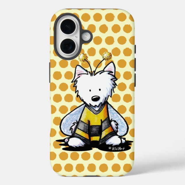 KiniArt BEE Lighthearted Case-Mate iPhone Case (Back)