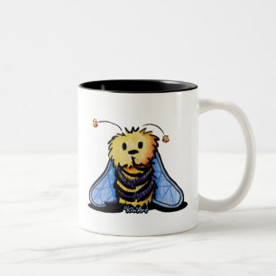 KiniArt Bee Two-Tone Coffee Mug