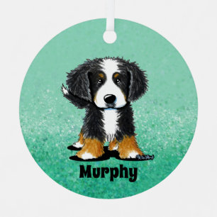 KiniArt Bernese Mountain Dog Metal Tree Decoration