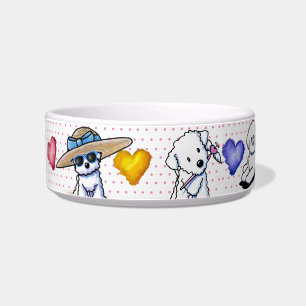 KiniArt Bichon Frise Bowl