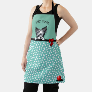 KiniArt Biewer Yorkie All-Over Print Apron