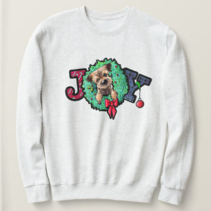 KiniArt Border Terrier Christmas Sweatshirt