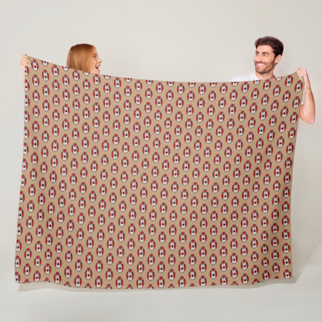 KiniArt Briard Fleece Blanket (In Situ)