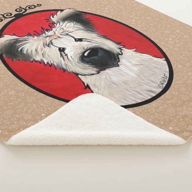 KiniArt Briard Sherpa Blanket (3/4)