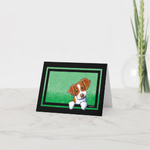 KiniArt Brittany Dog Holiday Card