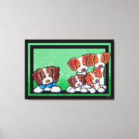 KiniArt Brittany Dogs Art
