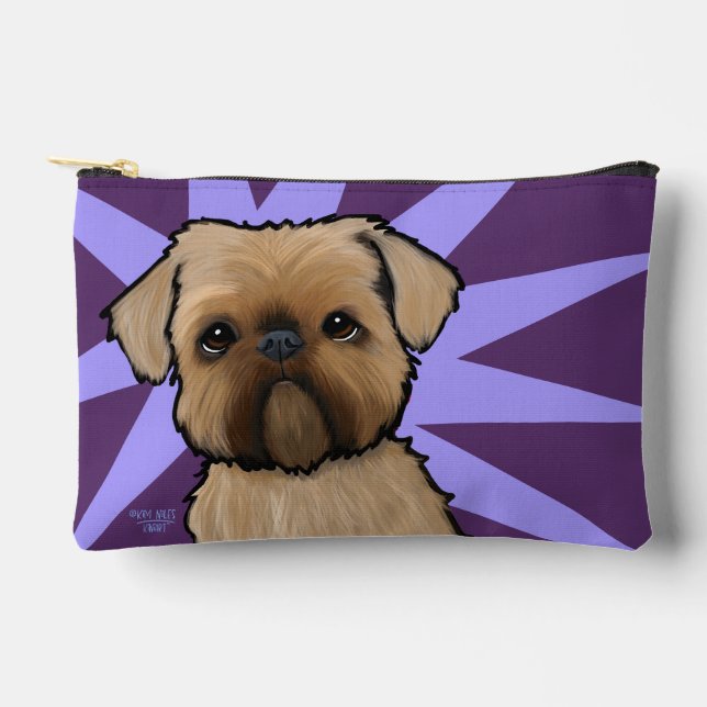 KiniArt Brussels Griffon Accessory Pouch (Front)