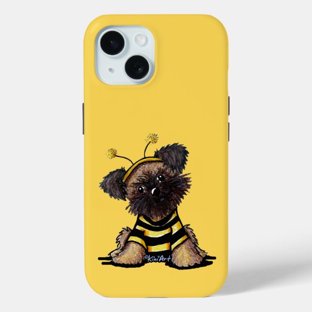 KiniArt Brussels Griffon Bee Case-Mate iPhone Case (Back)