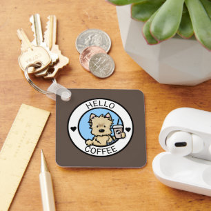 KiniArt Cairn Coffee Lover Key Ring