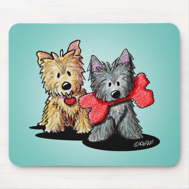 KiniArt Cairn Duo Mousepad (Front)