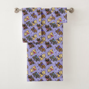 KiniArt Cairn Parade Bath Towel Set