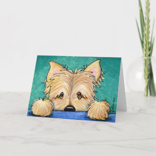 KiniArt Cairn Terrier Dog Art Card