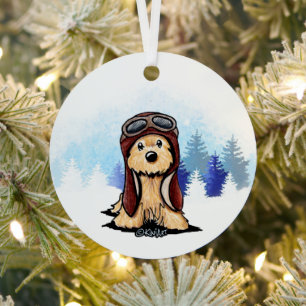 KiniArt Cairn Terrier  Metal Tree Decoration