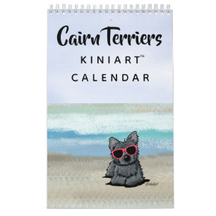 KiniArt Cairn Terrier Small Calendar