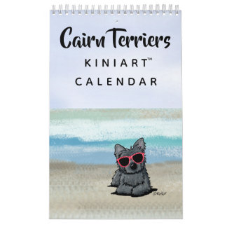 KiniArt Cairn Terrier Small Calendar