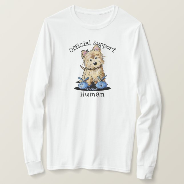 KiniArt Cairn Terrier  T-Shirt (Design Front)