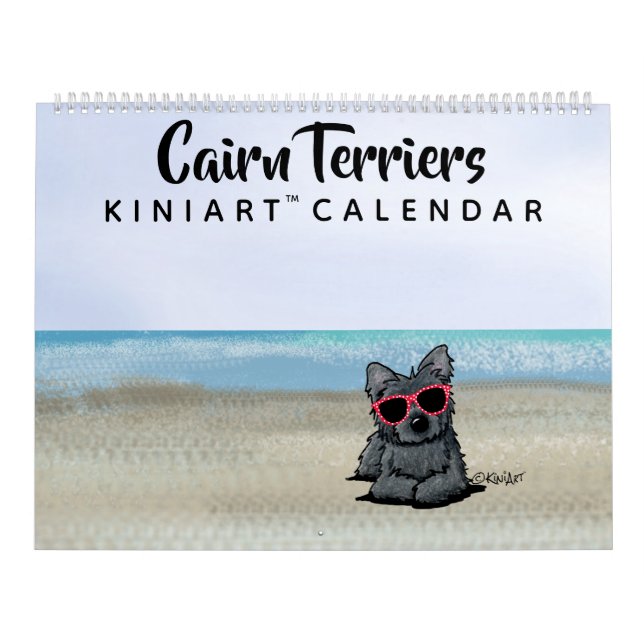 KiniArt Cairn Terriers Calendar (Cover)