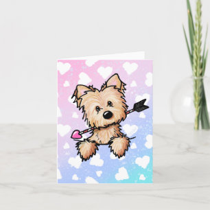 KiniArt Cairn Valentines Day Card