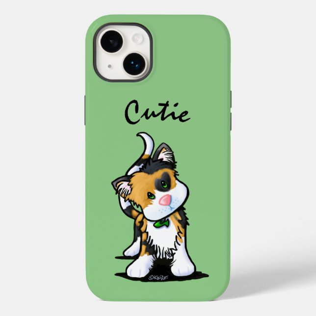 KiniArt Calico Cat Case-Mate iPhone Case (Back)