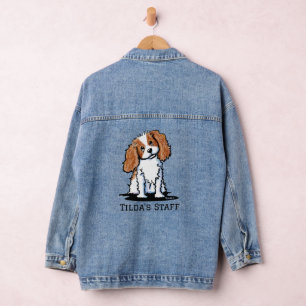 KiniArt Cavalier Spaniel Denim Jacket