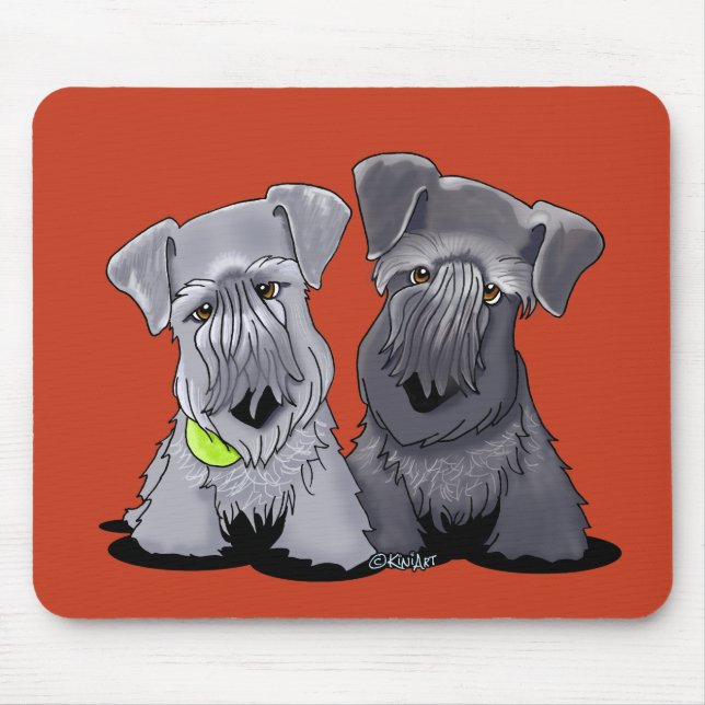 KiniArt Cesky Terriers Mouse Mat (Front)