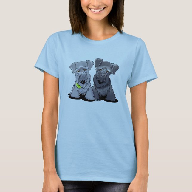 KiniArt Cesky Terriers T-Shirt (Front)