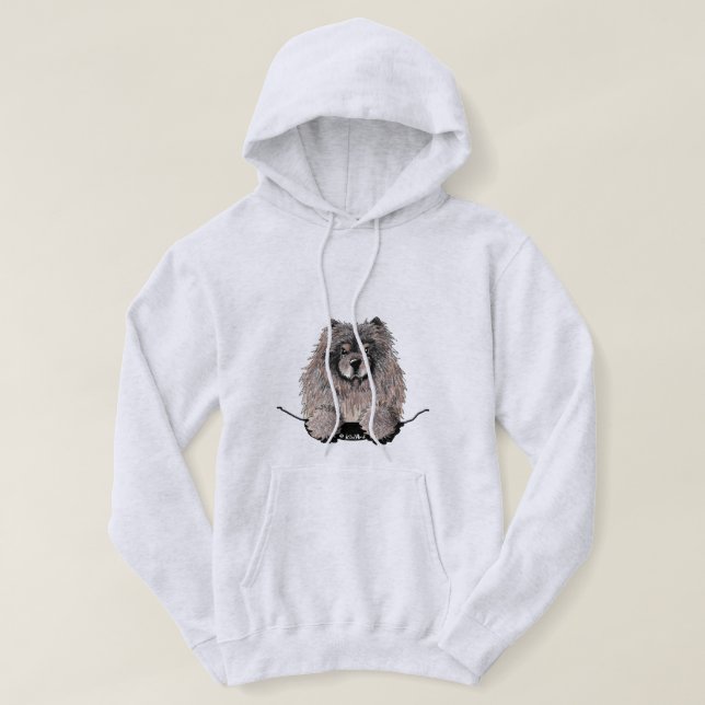 KiniArt Chow Hoodie (Design Front)