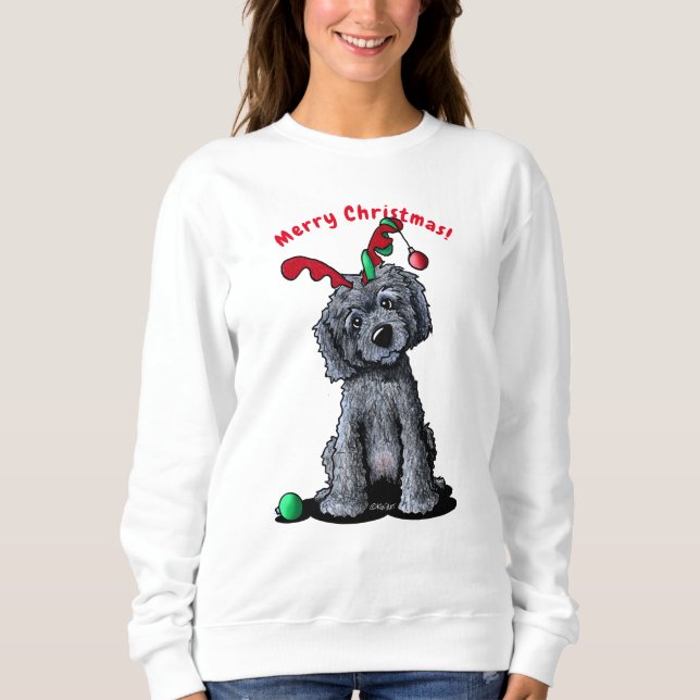 KiniArt Christmas DoodleMoji Sweatshirt (Front)