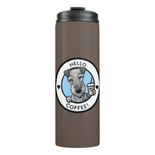 KiniArt Coffee Cesky Terrier Thermal Tumbler