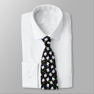 KiniArt Confetti Westie  Tie