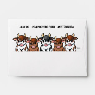 KiniArt Cows Envelope