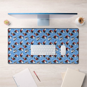 KiniArt Cutieface Sheepdogs Desk Mat