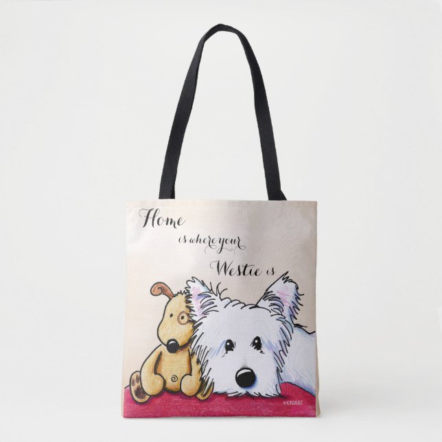 KiniArt Ditto and Pudge Tote Bag (Front)