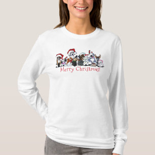 KiniArt Dog Lover Christmas T-Shirt