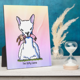 KiniArt Dolly Llama Plaque
